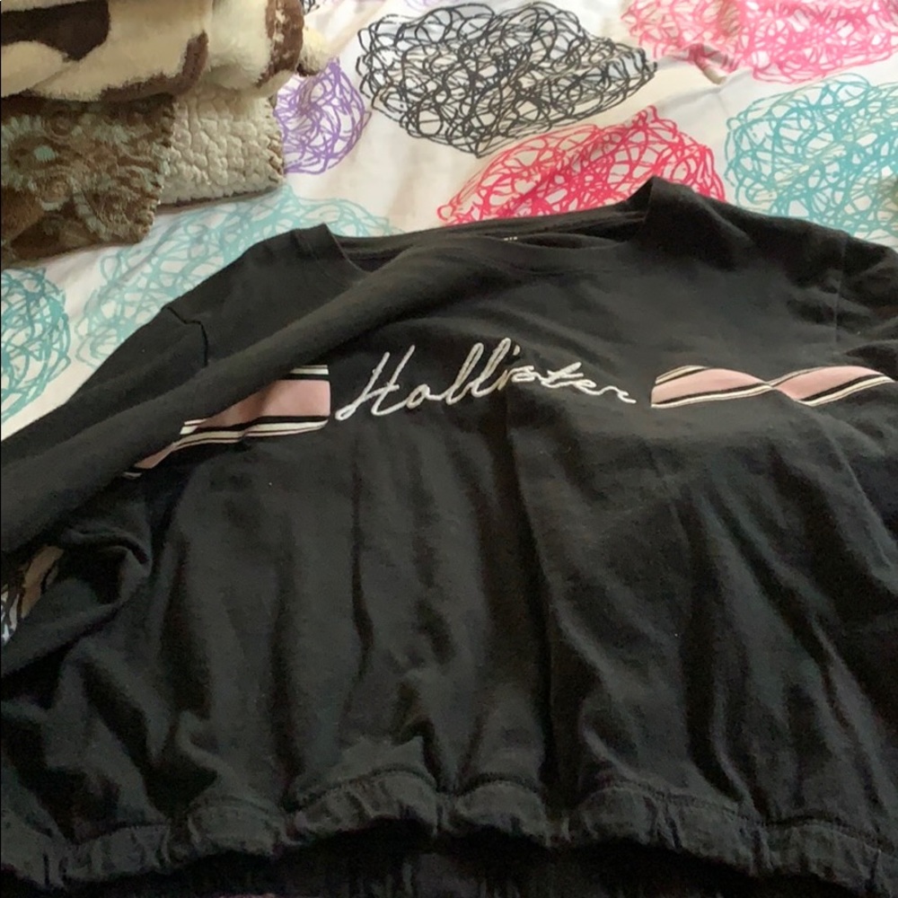 A cropped long sleeve